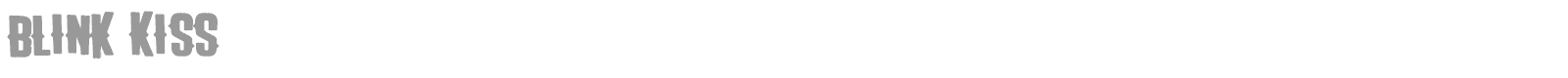Blink Kiss font preview